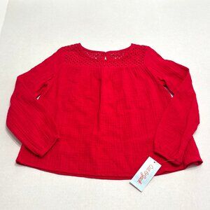 NWT Cat & Jack Girls Red Shirt